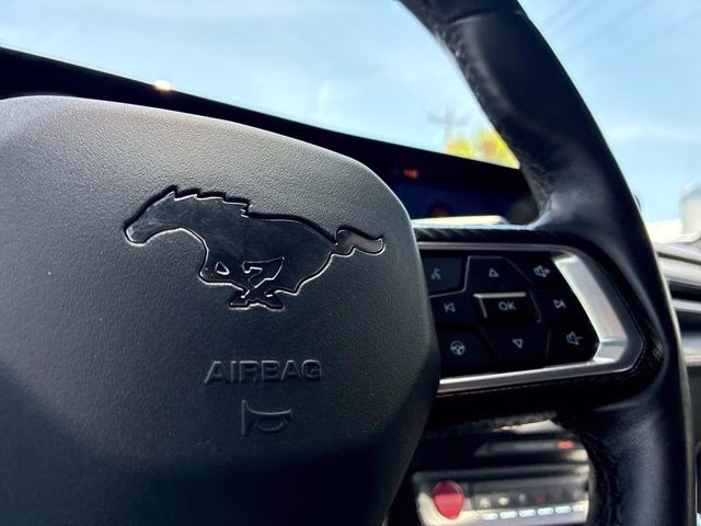 2025 Shadow Black Ford Mustang EcoBoost Premium RWD Convertible