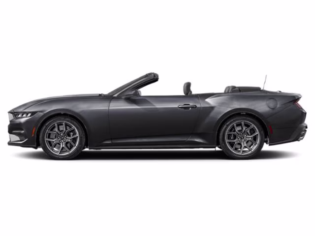 2025 Shadow Black Ford Mustang EcoBoost Premium RWD Convertible