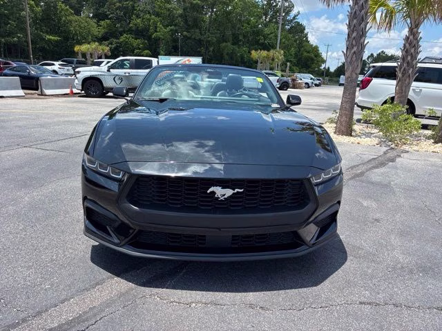 2025 Shadow Black Ford Mustang EcoBoost Premium RWD Convertible