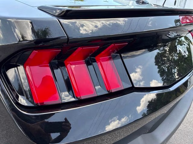 2025 Shadow Black Ford Mustang EcoBoost Premium RWD Convertible