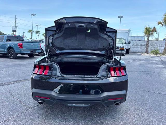 2025 Shadow Black Ford Mustang EcoBoost Premium RWD Convertible