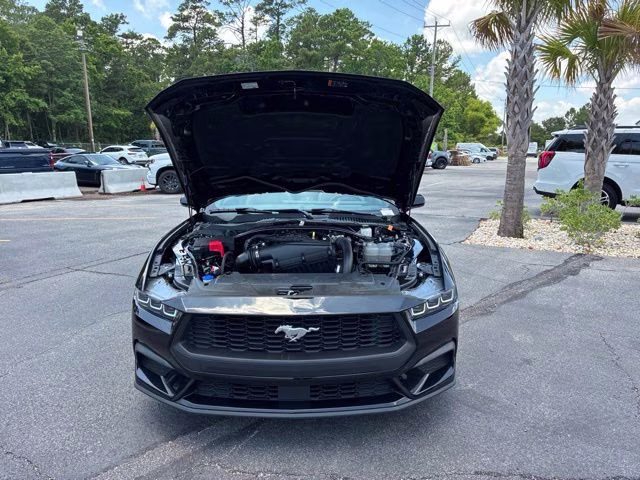 2025 Shadow Black Ford Mustang EcoBoost Premium RWD Convertible