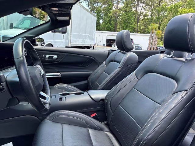 2025 Shadow Black Ford Mustang EcoBoost Premium RWD Convertible