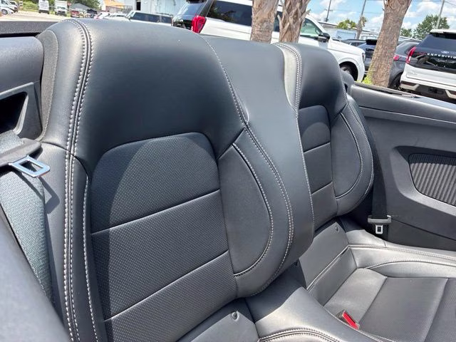 2025 Shadow Black Ford Mustang EcoBoost Premium RWD Convertible
