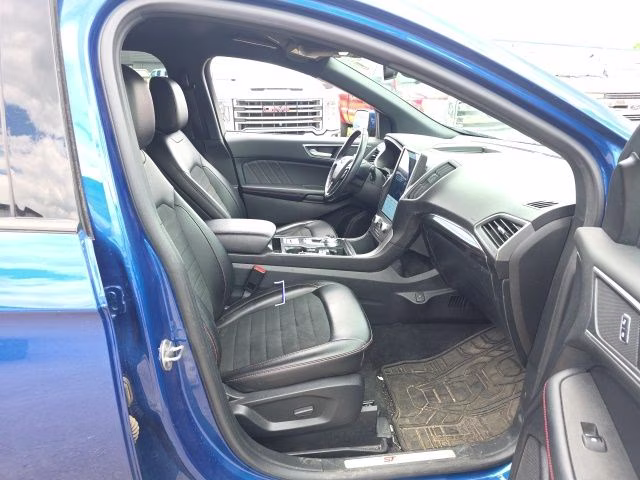 2021 Blue Metallic Ford Edge ST Line AWD SUV