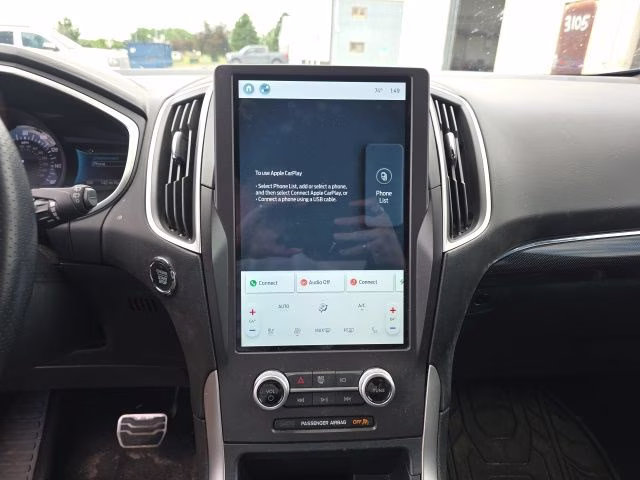 2021 Blue Metallic Ford Edge ST Line AWD SUV