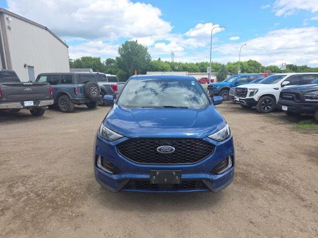 2021 Blue Metallic Ford Edge ST Line AWD SUV
