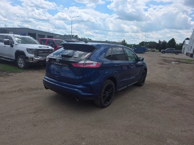2021 Blue Metallic Ford Edge ST Line AWD SUV