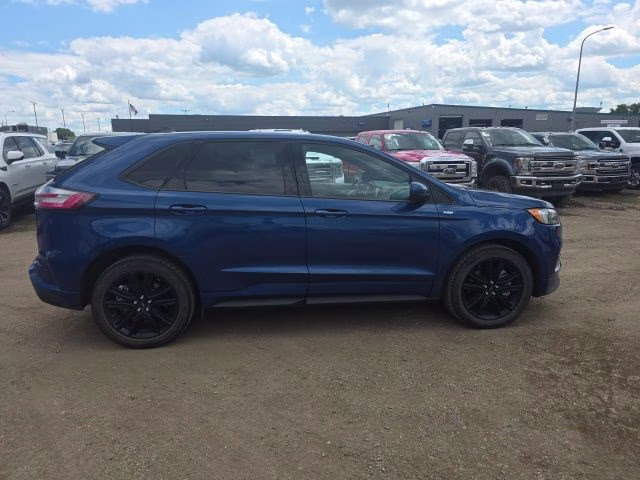 2021 Blue Metallic Ford Edge ST Line AWD SUV