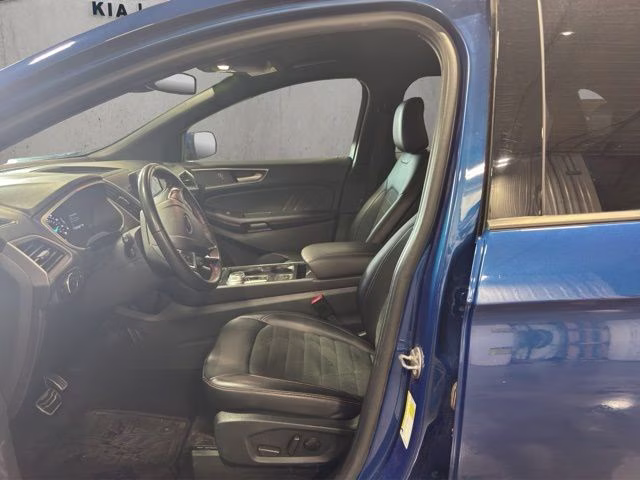2021 Blue Metallic Ford Edge ST Line AWD SUV