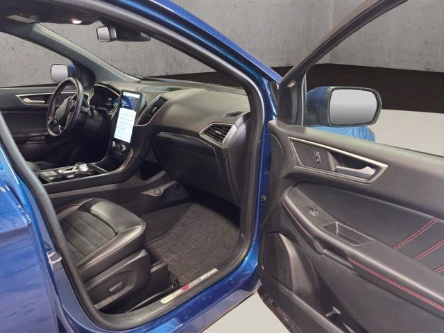 2021 Blue Metallic Ford Edge ST Line AWD SUV