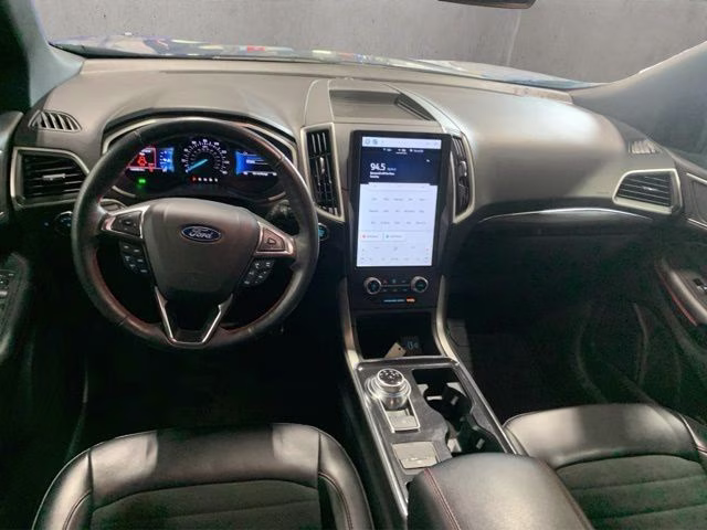 2021 Blue Metallic Ford Edge ST Line AWD SUV