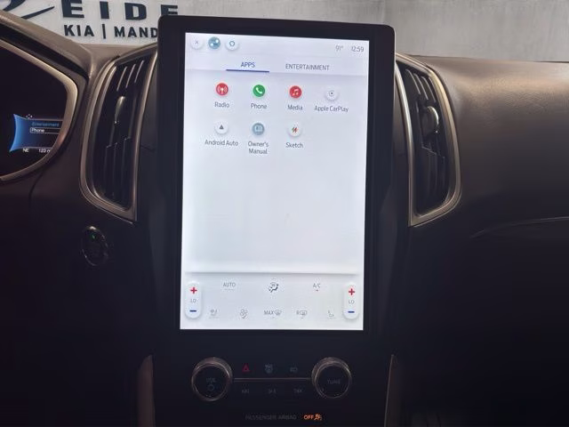 2021 Blue Metallic Ford Edge ST Line AWD SUV