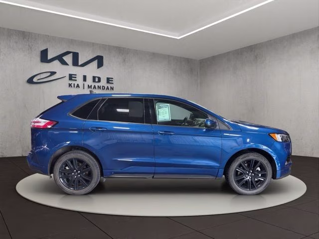 2021 Blue Metallic Ford Edge ST Line AWD SUV