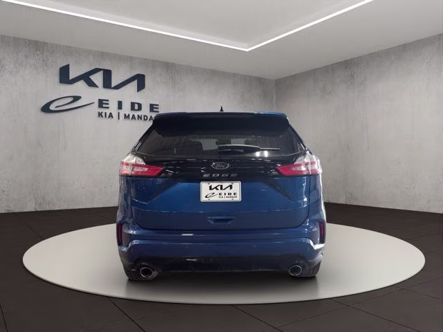 2021 Blue Metallic Ford Edge ST Line AWD SUV