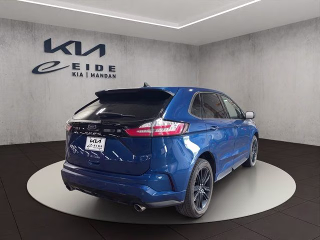 2021 Blue Metallic Ford Edge ST Line AWD SUV