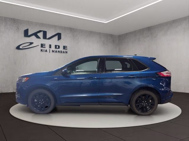 2021 Blue Metallic Ford Edge ST Line AWD SUV