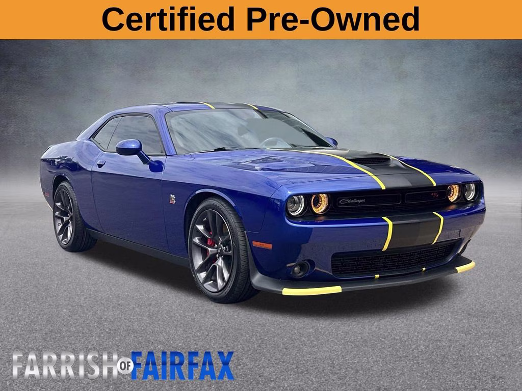 2022 Indigo Blue Dodge Challenger R/T Scat Pack RWD Coupe