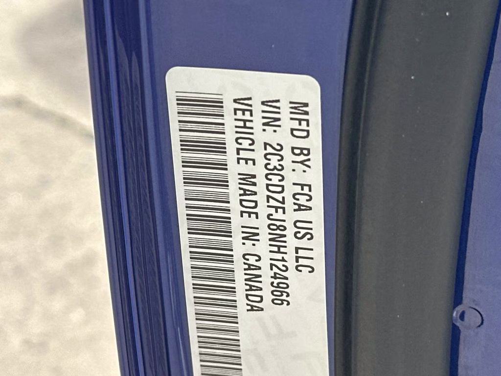 2022 Indigo Blue Dodge Challenger R/T Scat Pack RWD Coupe