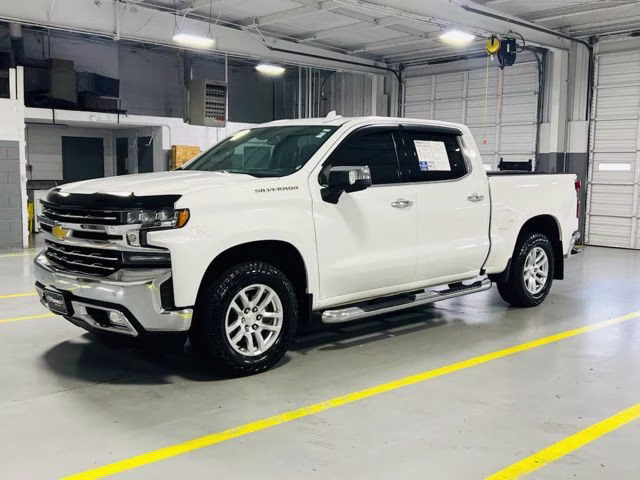 2019 Summit White Chevrolet Silverado 1500 LTZ 4X4 Truck