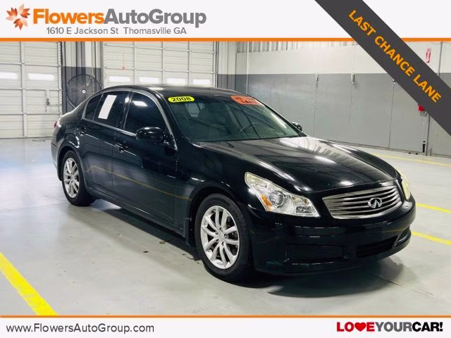 2008 Black Obsidian INFINITI G35 Journey RWD Sedan