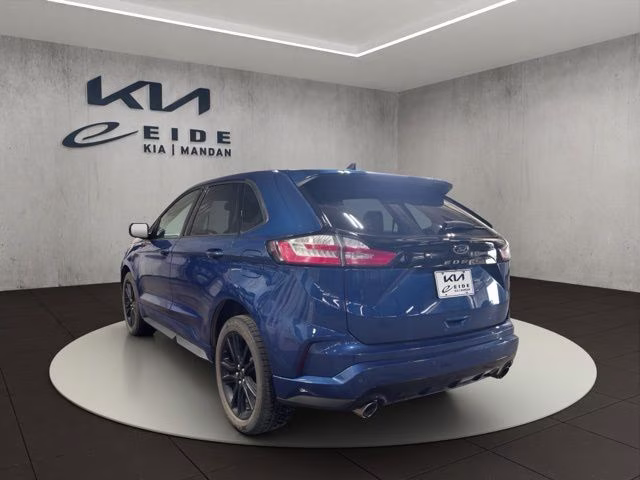2021 Blue Metallic Ford Edge ST Line AWD SUV