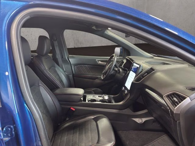 2021 Blue Metallic Ford Edge ST Line AWD SUV