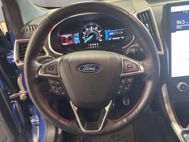 2021 Blue Metallic Ford Edge ST Line AWD SUV