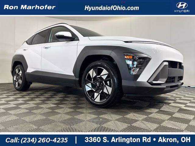 2024 Atlas White Hyundai Kona SEL FWD SUV