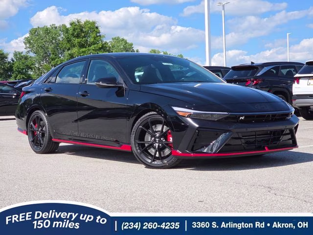 2026 Abyss Black Hyundai Elantra N Base FWD Sedan