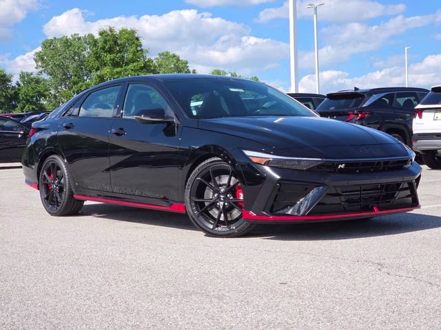2026 Abyss Black Hyundai Elantra N Base FWD Sedan