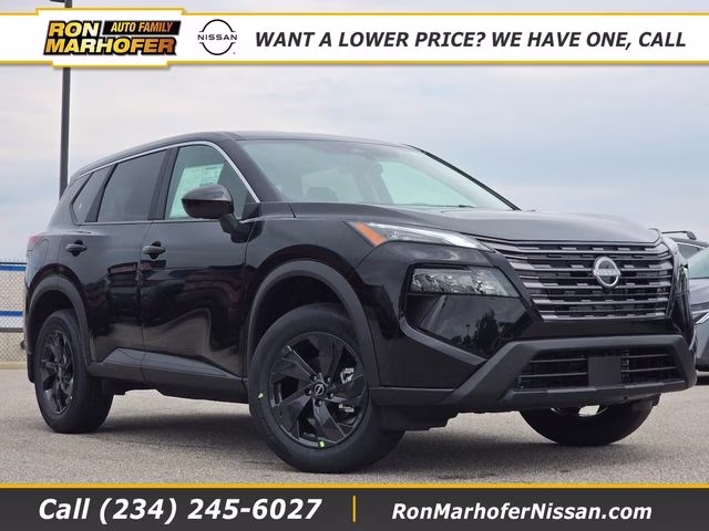 2026 Super Black Nissan Rogue SV AWD SUV
