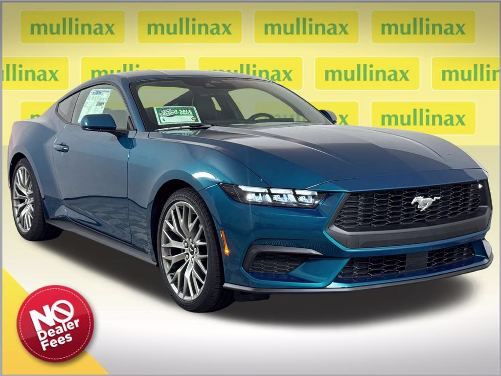 2026 Adriatic Blue Metallic Ford Mustang EcoBoost Premium RWD Coupe