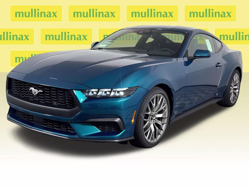 2026 Adriatic Blue Metallic Ford Mustang EcoBoost Premium RWD Coupe