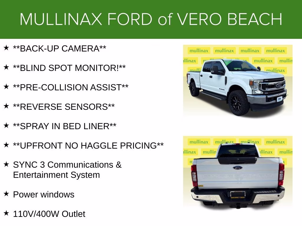 2022 Oxford White Ford Super Duty F-250 SRW XLT 4X4 Truck
