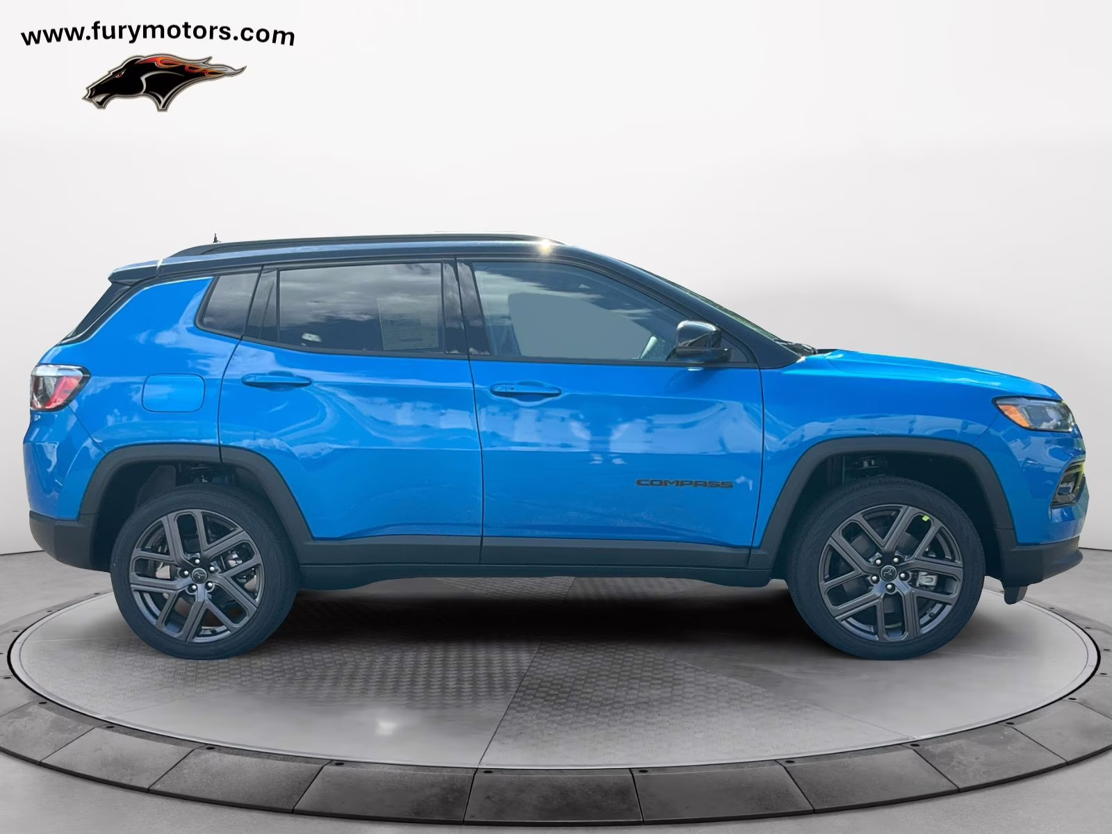 2025 Hydro Blue Pearlcoat Jeep Compass Limited 4X4 SUV