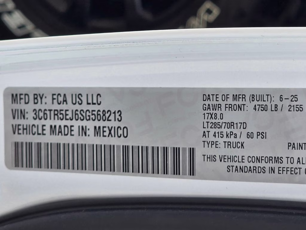 2025 Bright White Clearcoat Ram 2500 Power Wagon 4X4 Truck