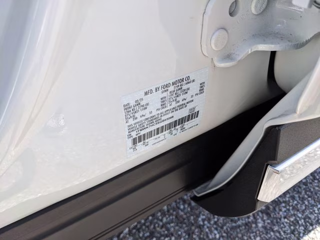 2025 White Metallic Ford Explorer Platinum RWD SUV