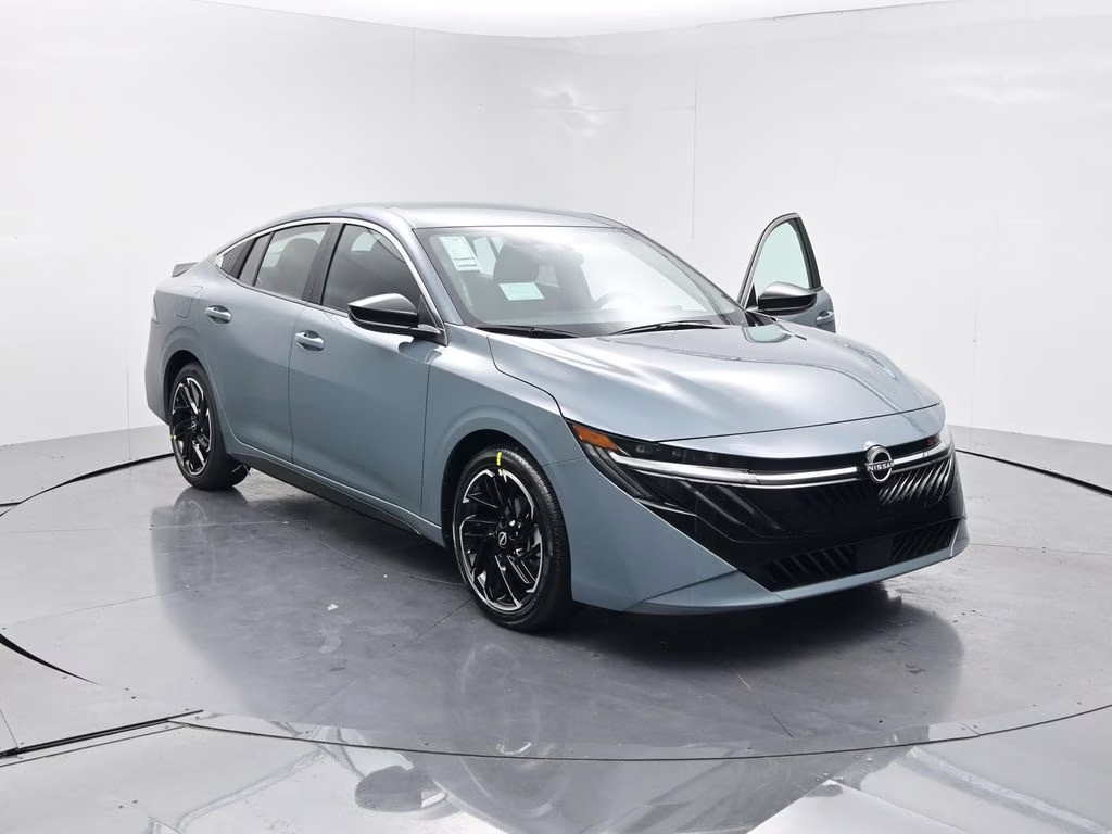 2026 Atlantic Gray Metallic Nissan Sentra SR FWD Sedan
