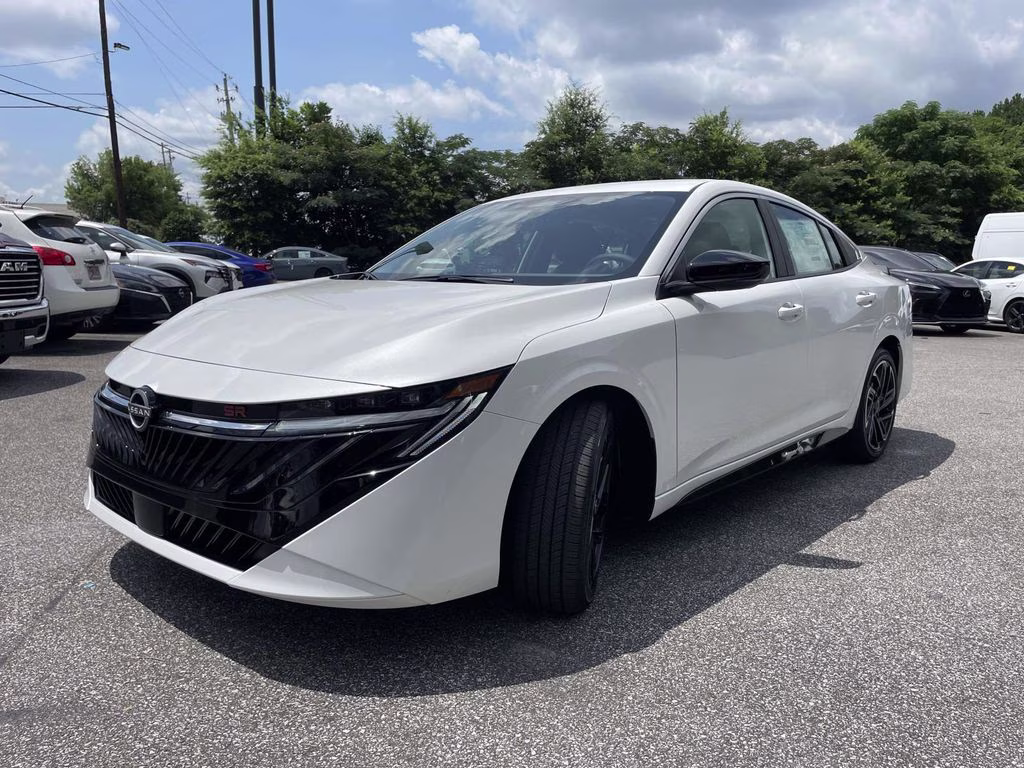 2026 Aspen White Tricoat Nissan Sentra SR FWD Sedan