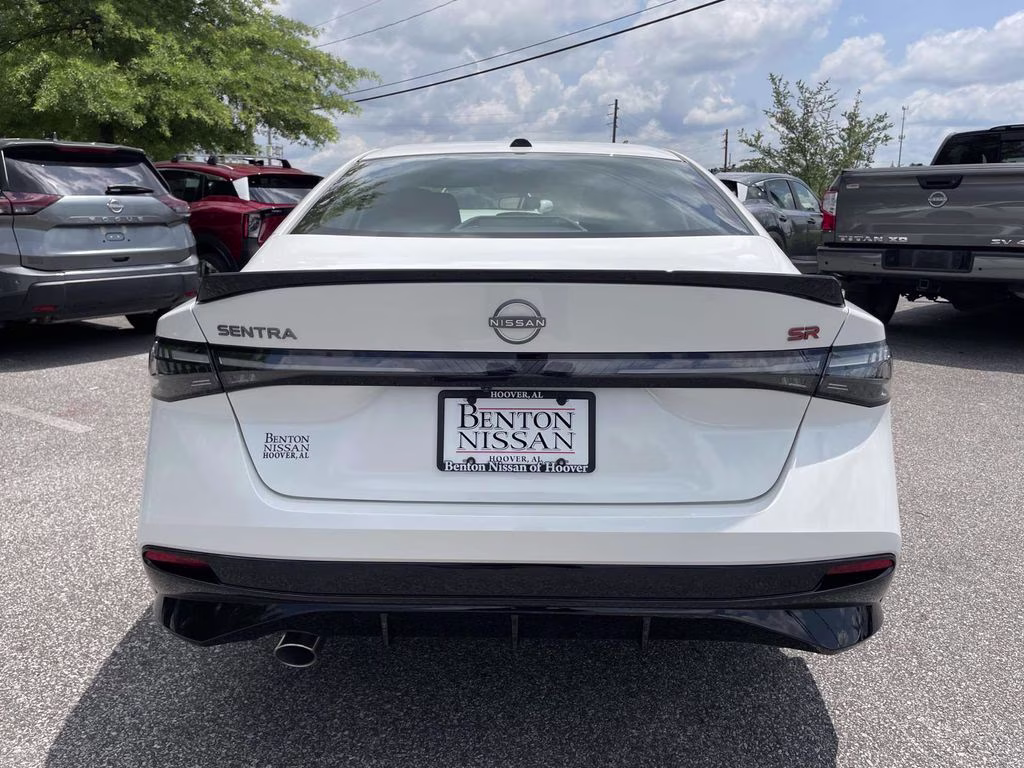 2026 Aspen White Tricoat Nissan Sentra SR FWD Sedan