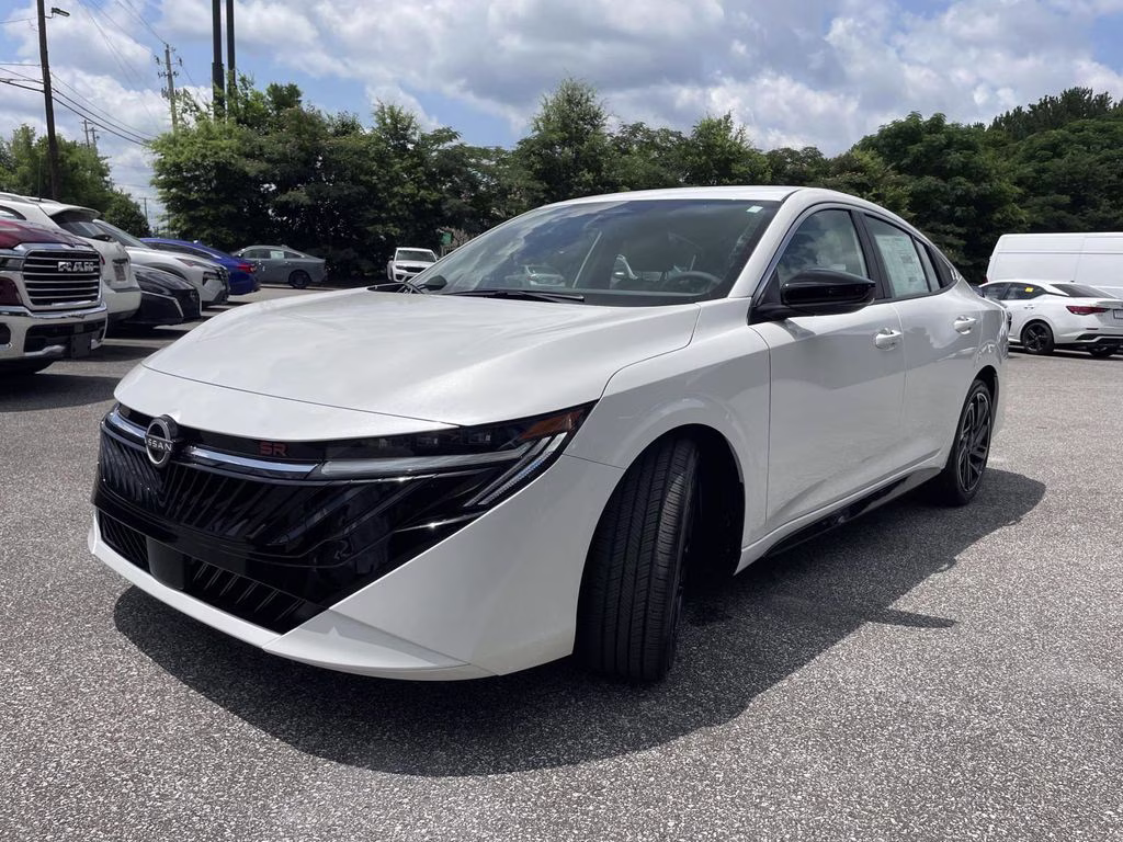 2026 Aspen White Tricoat Nissan Sentra SR FWD Sedan