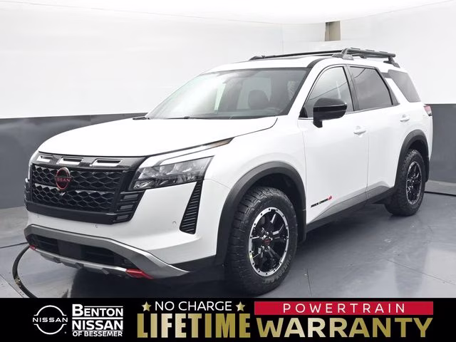 2026 Everest White Pearl Tricoat Nissan Pathfinder Rock Creek 4X4 SUV