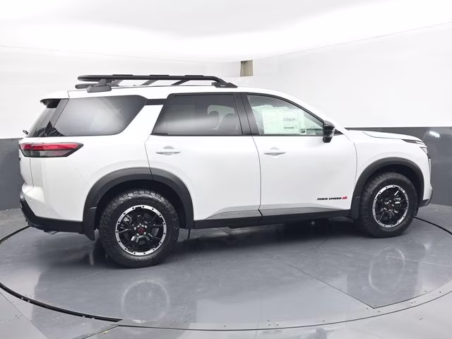 2026 Everest White Pearl Tricoat Nissan Pathfinder Rock Creek 4X4 SUV