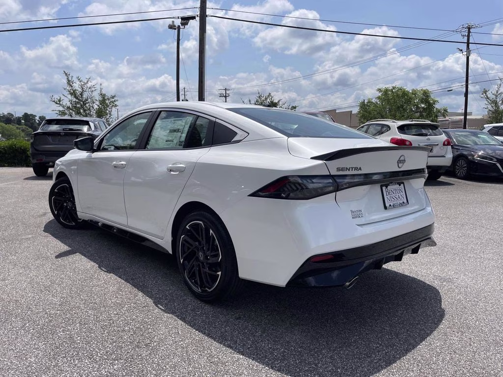 2026 Aspen White Tricoat Nissan Sentra SR FWD Sedan