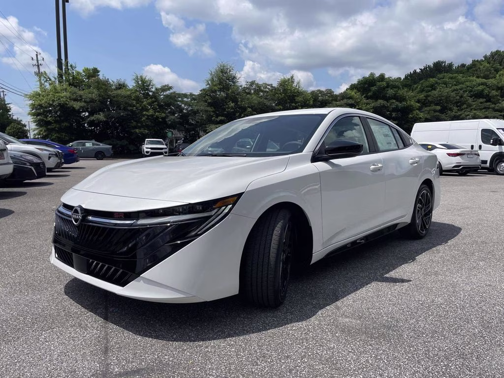 2026 Aspen White Tricoat Nissan Sentra SR FWD Sedan