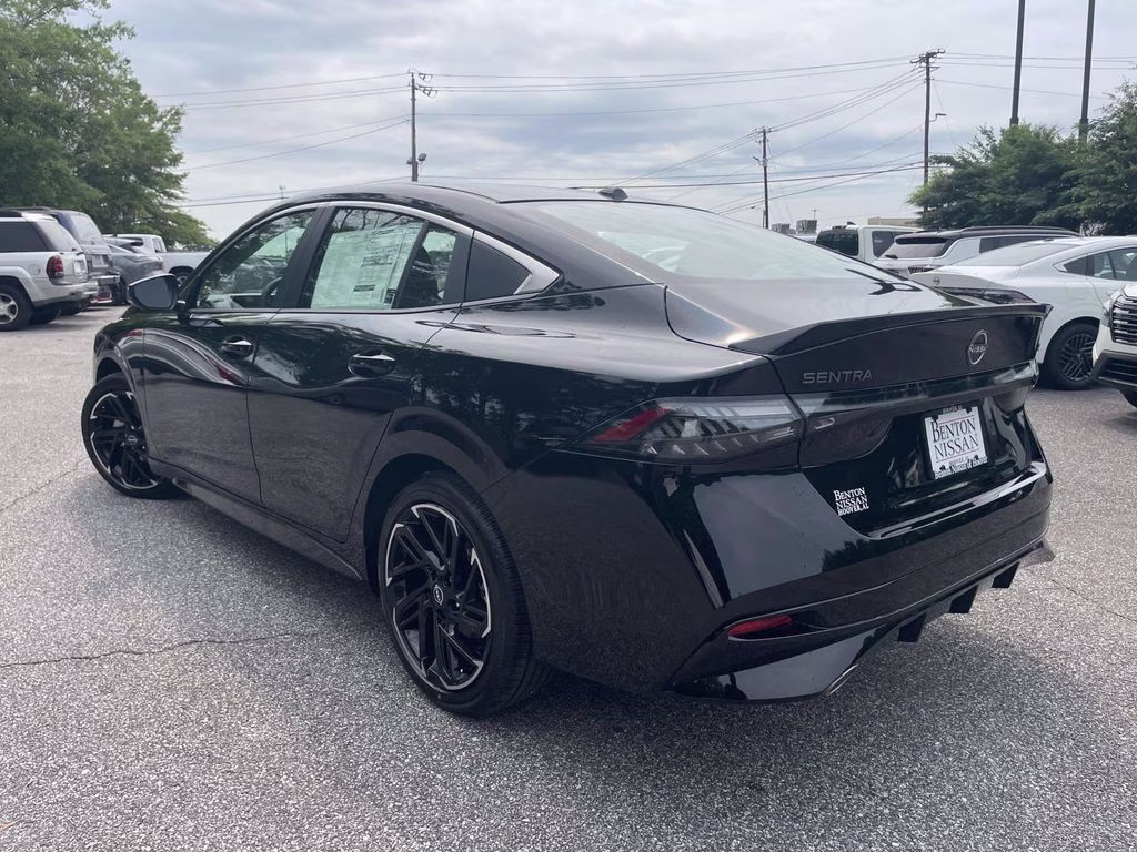 2026 Super Black Nissan Sentra SR FWD Sedan