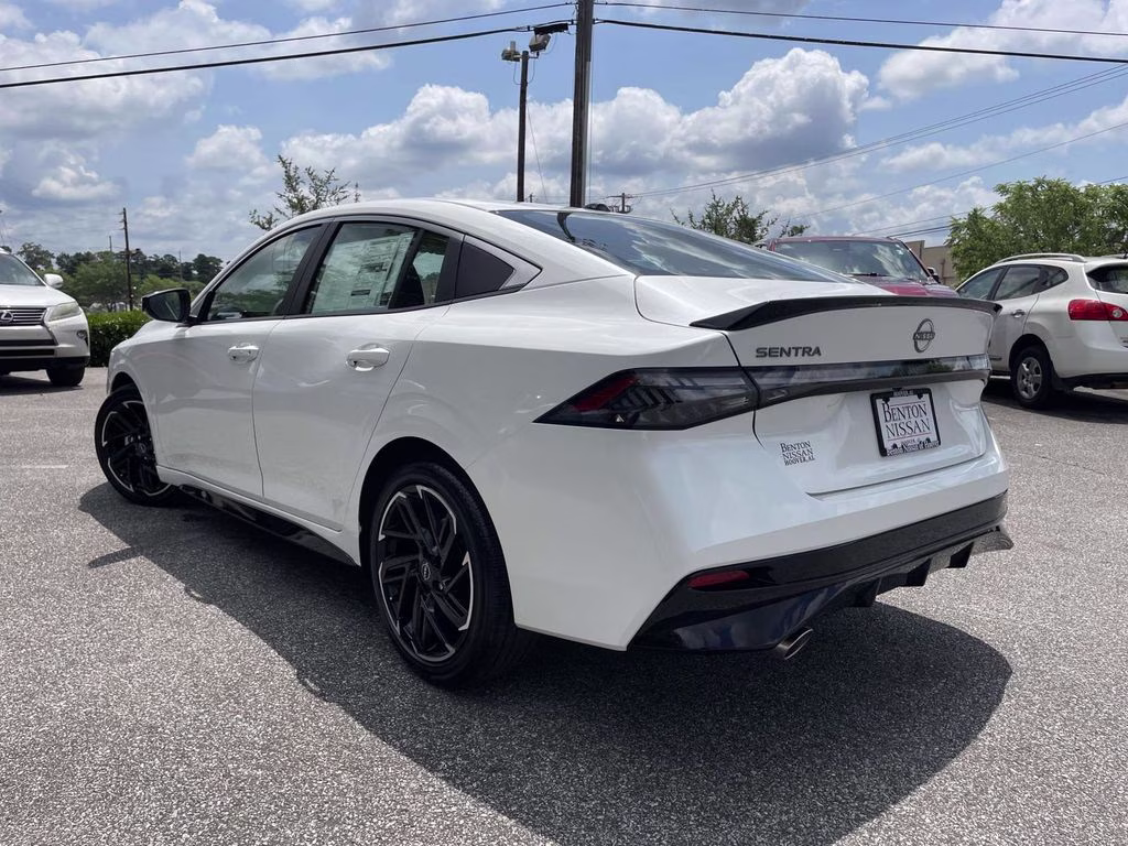 2026 Aspen White Tricoat Nissan Sentra SR FWD Sedan