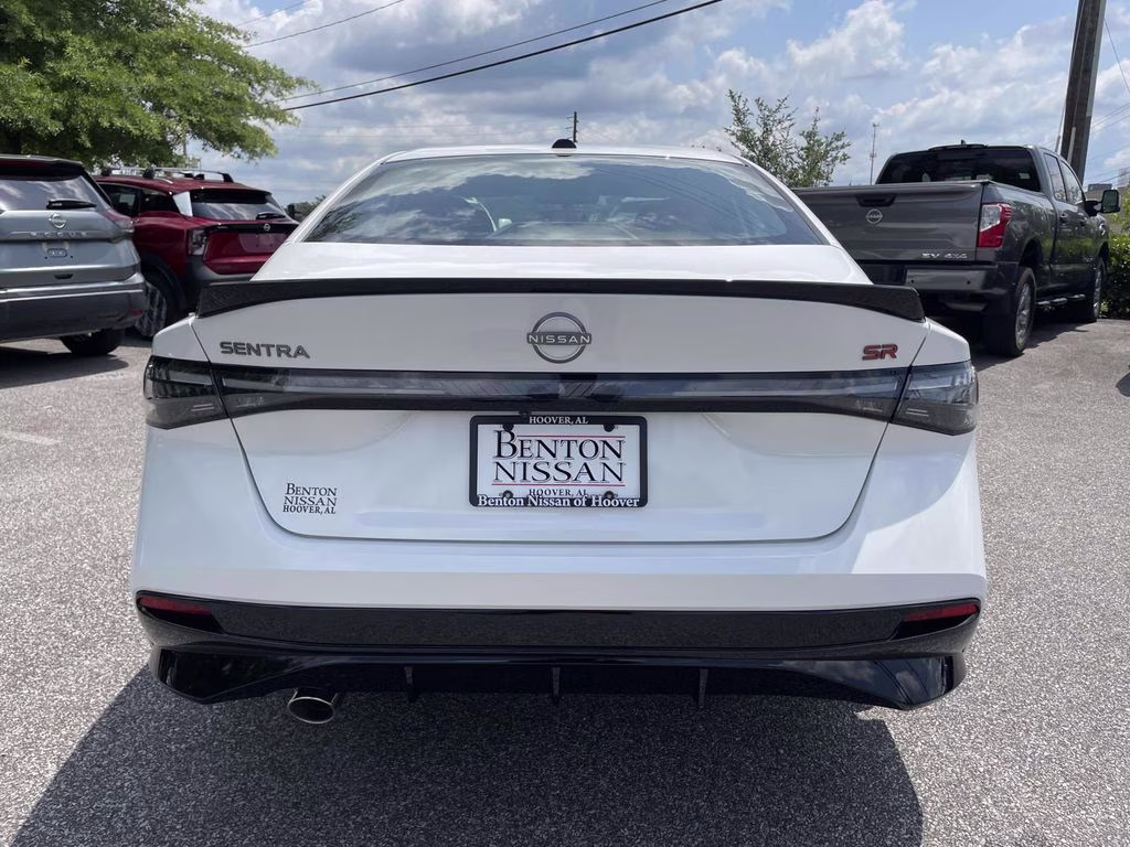 2026 Aspen White Tricoat Nissan Sentra SR FWD Sedan