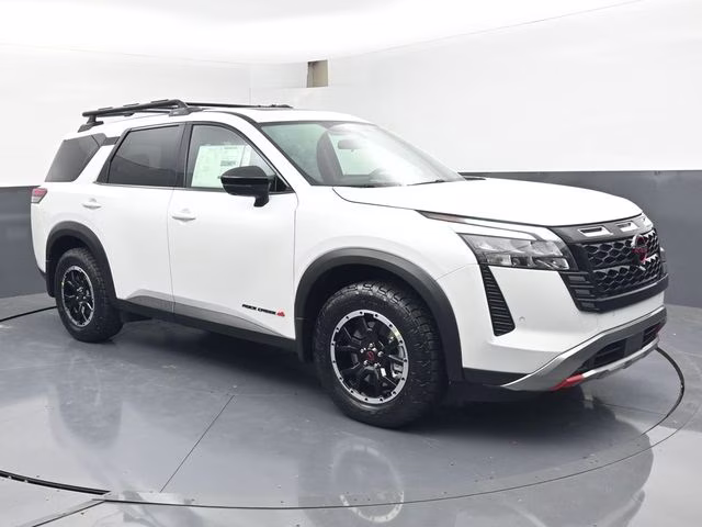 2026 Everest White Pearl Tricoat Nissan Pathfinder Rock Creek 4X4 SUV